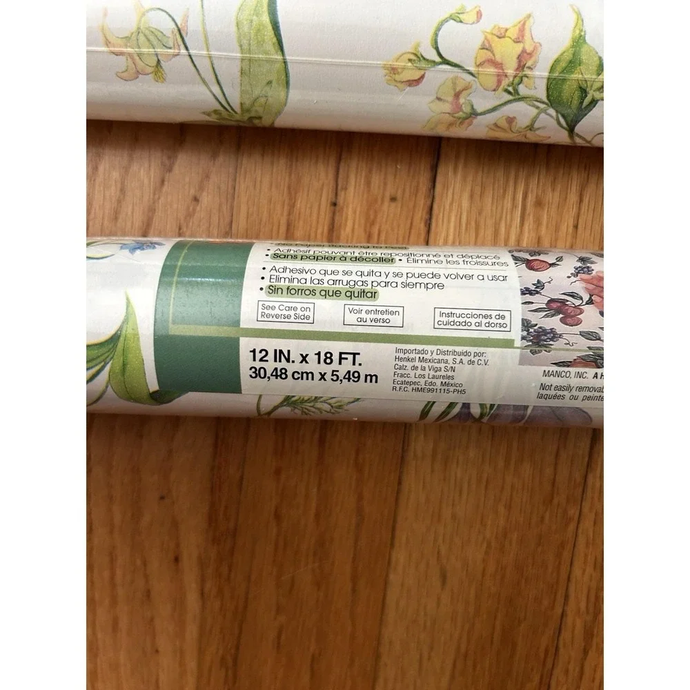 Y2K Flowers Roll-On Manco Easy Liner Shelf Drawer Self Adhesive  20x9 ‎ 12